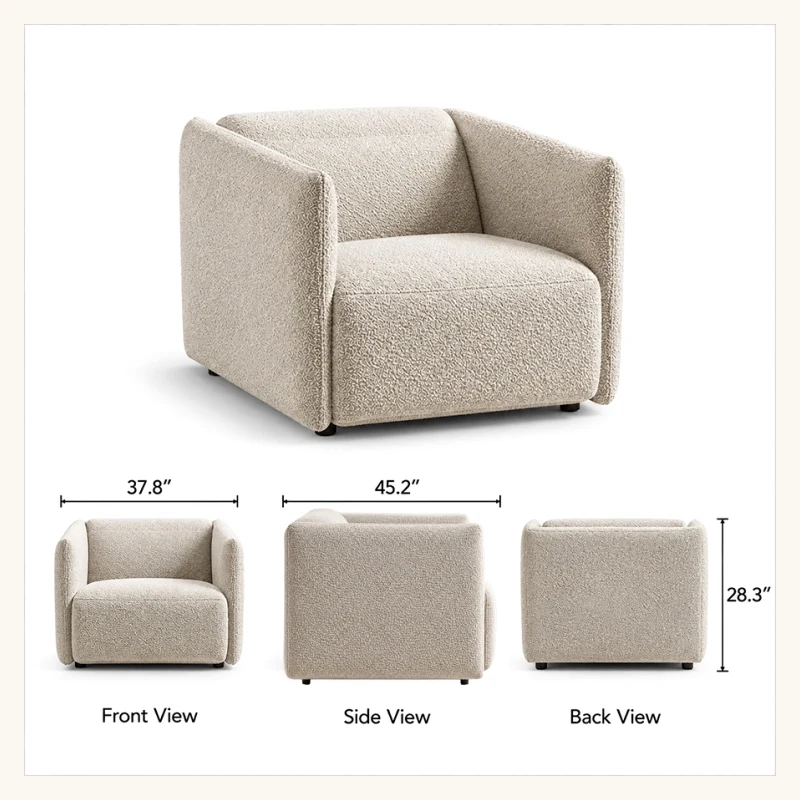 AirCush Upholstered Armchair View 4