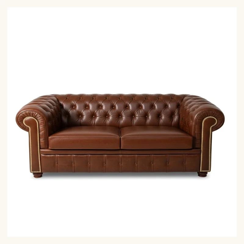 British Classic Chesterfield Sofa View 2