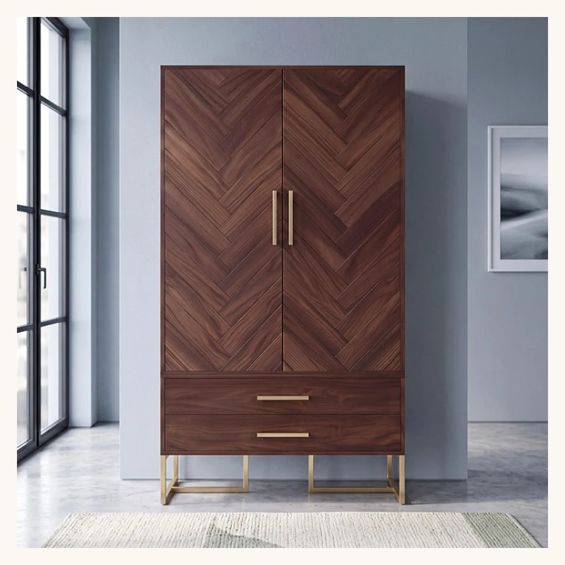 Brunel Wooden Wardrobe View 2