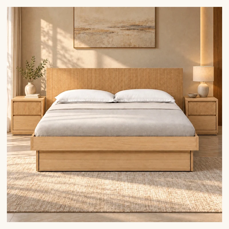 Caldrin Fluted Bed Set View 2