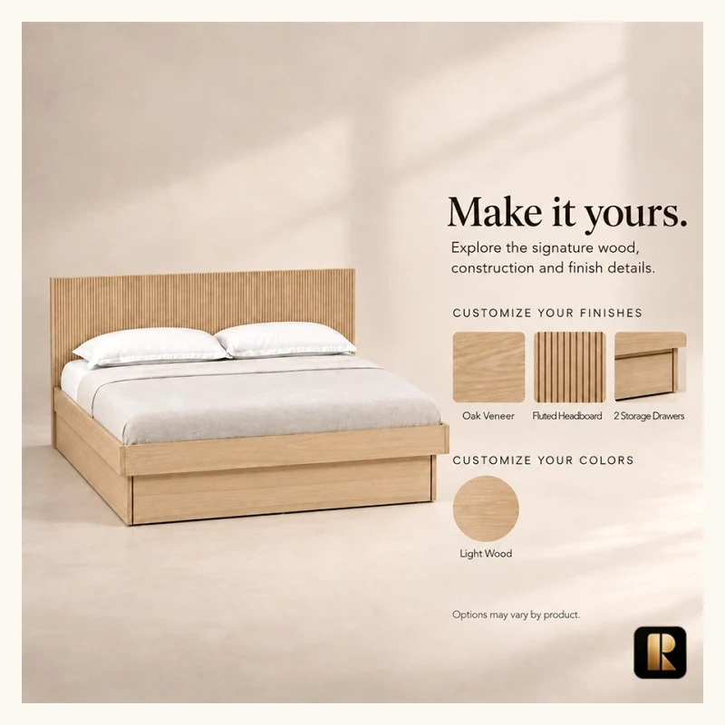 Caldrin Fluted Bed Set View 5