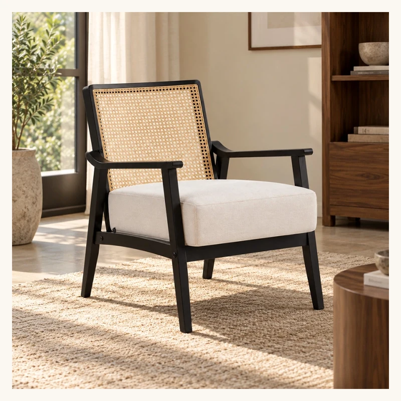 Cane Sculpt Armchair View 2
