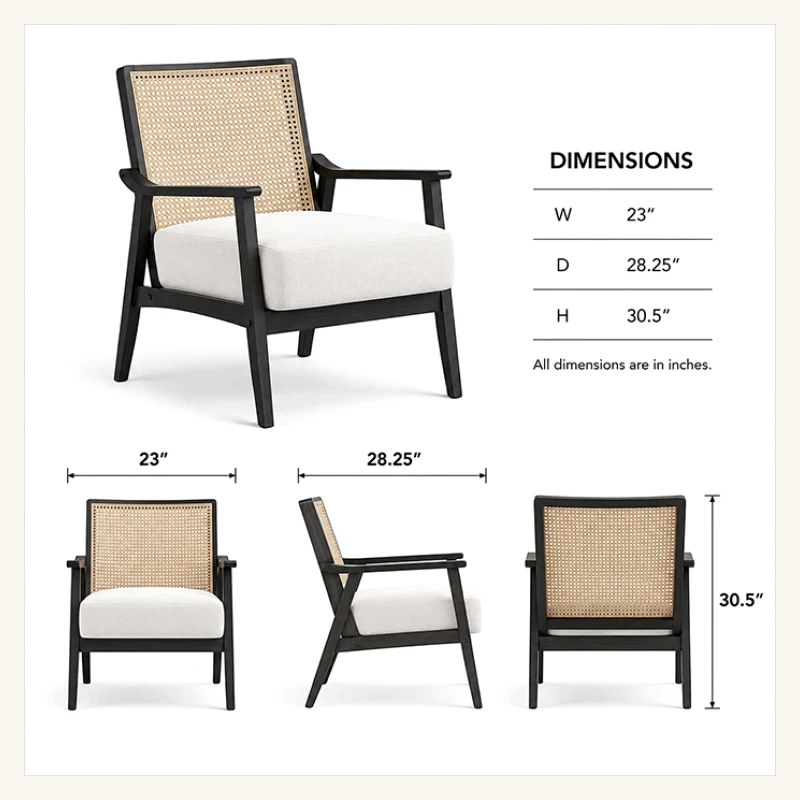 Cane Sculpt Armchair View 4