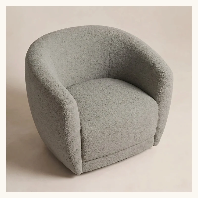 CreamCove Curved Armchair View 5
