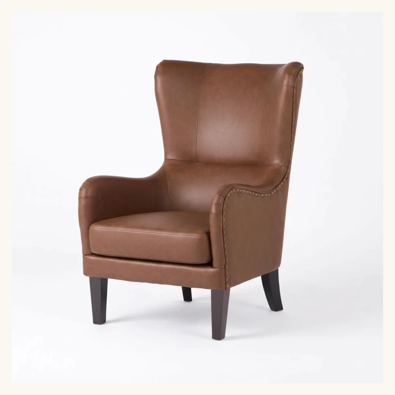 Crown Upholstered Wingback Chair View 3