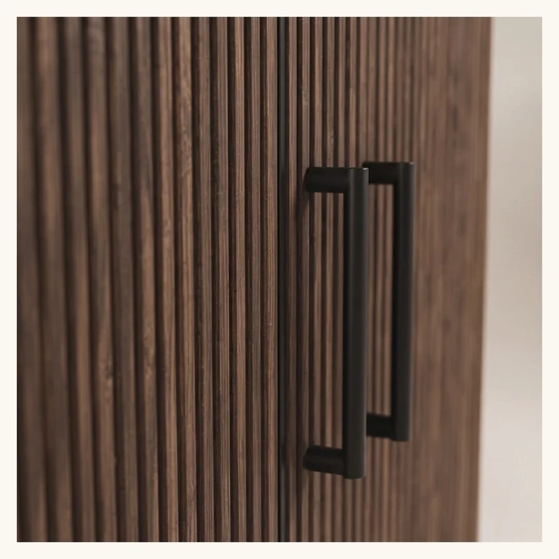 Graino Fluted Wooden Wardrobe View 4