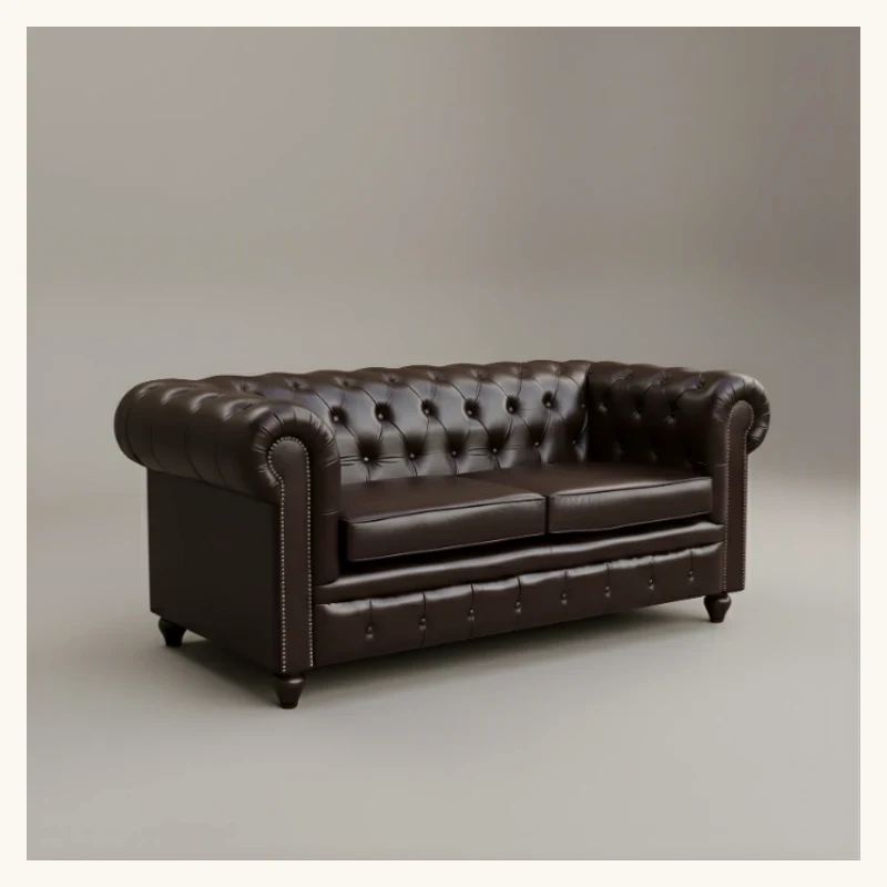 Hemington Chesterfield Leather Sofa