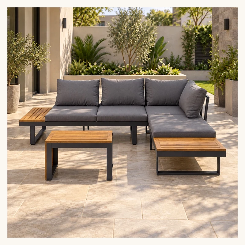 Kade Outdoor Sectional Sofa Set View 4