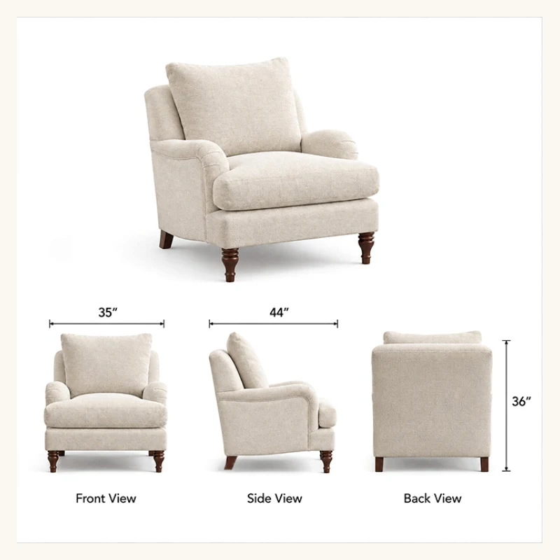 Langmere English Armchair View 5