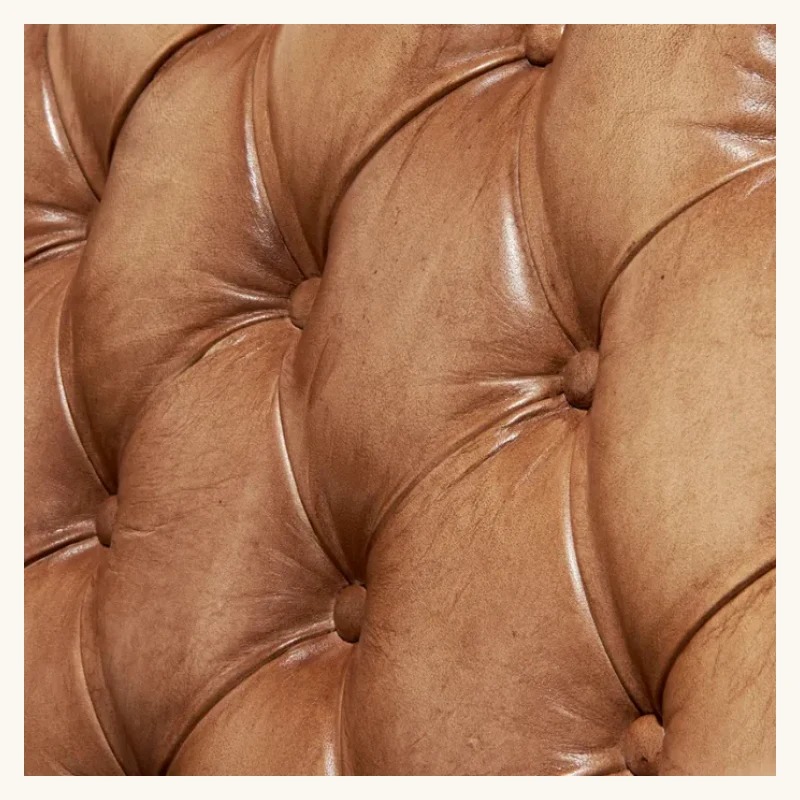 Lavender Pure Leather Sofa View 3