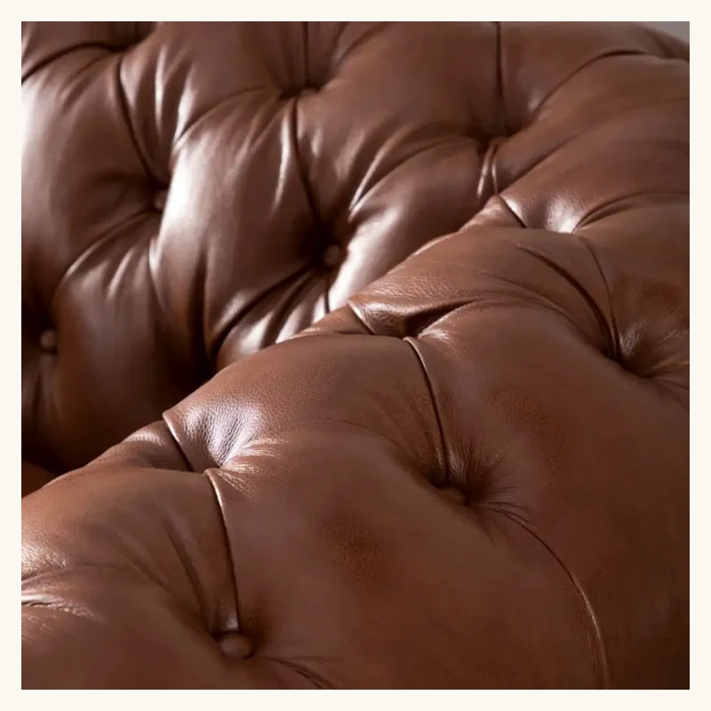Windsor Leatherite Chesterfield Sofa View 3