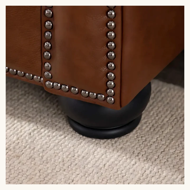 Windsor Leatherite Chesterfield Sofa View 4