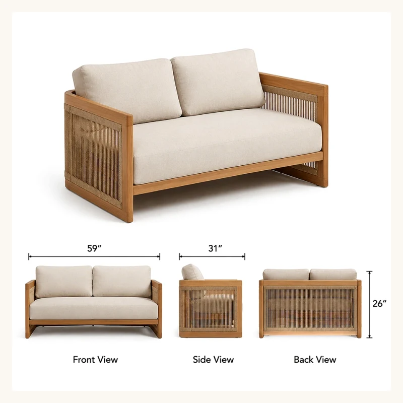 Meridian Outdoor Sofa Set View 4