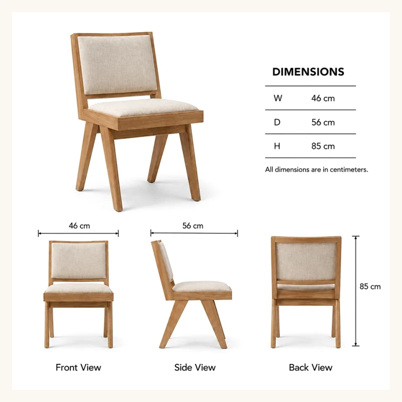 Noble Upholstered Dining Chair View 5