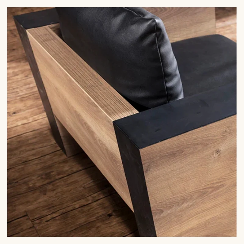 Oak Sofa View 4