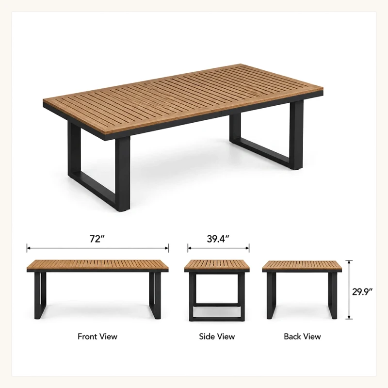 Quartz Outdoor Dining Set View 4