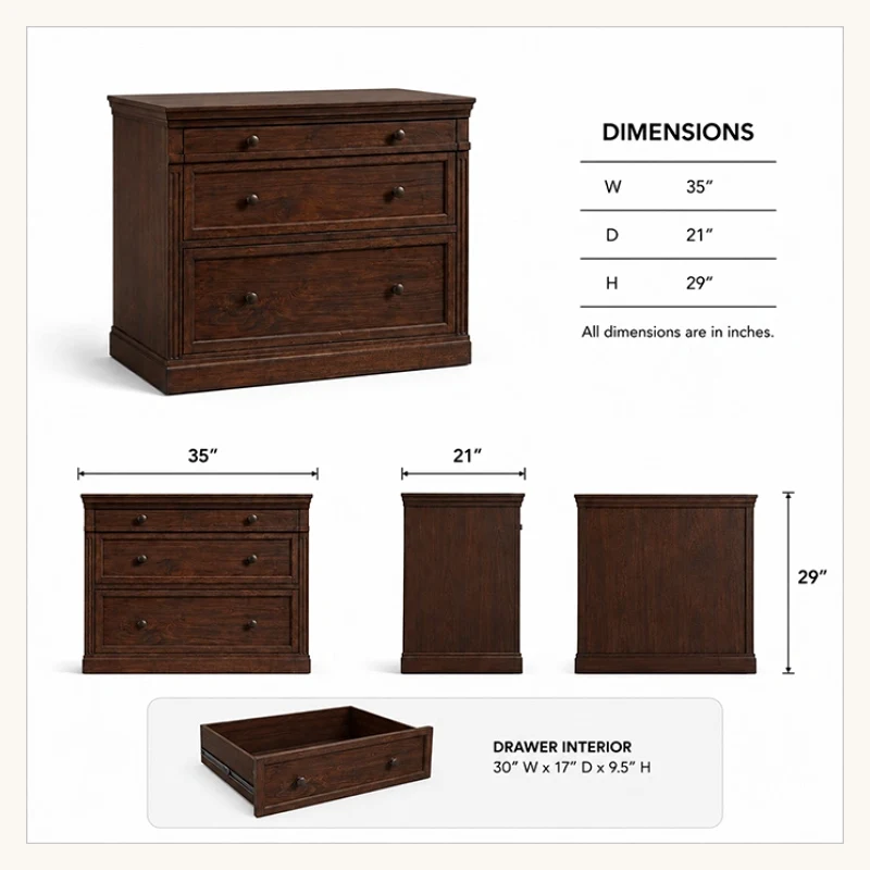 Stalwart File Cabinet View 4