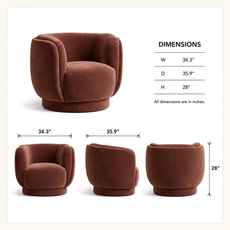 UmberHush Armchair View 3