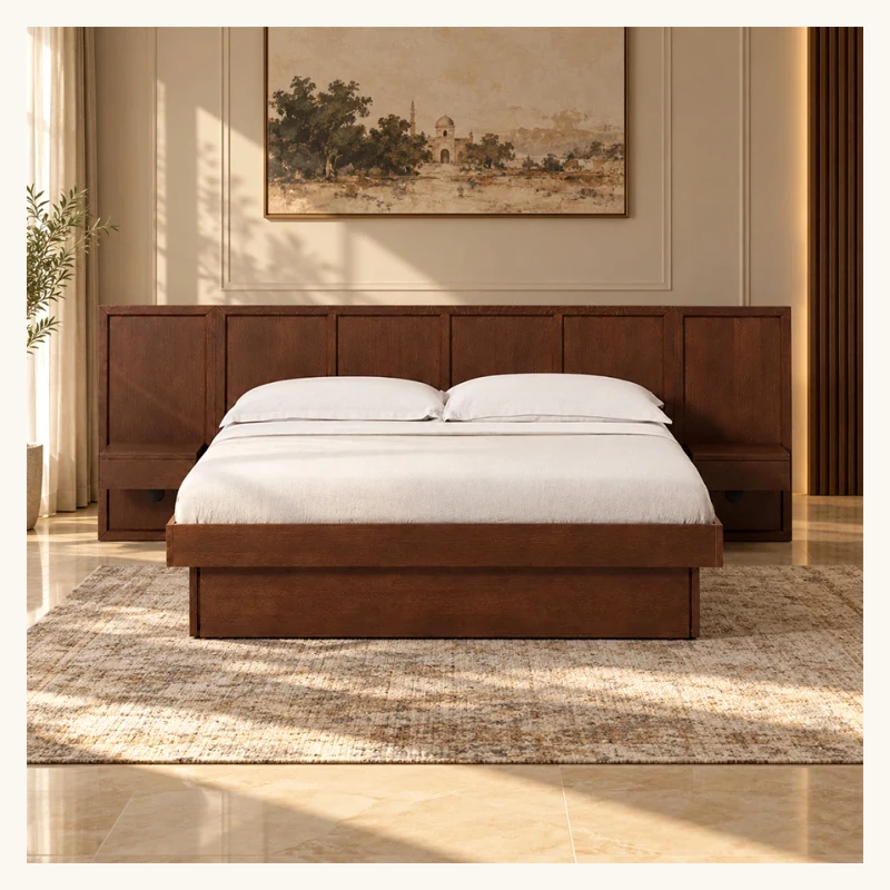 Veyran Wooden Storage Bed Set View 3