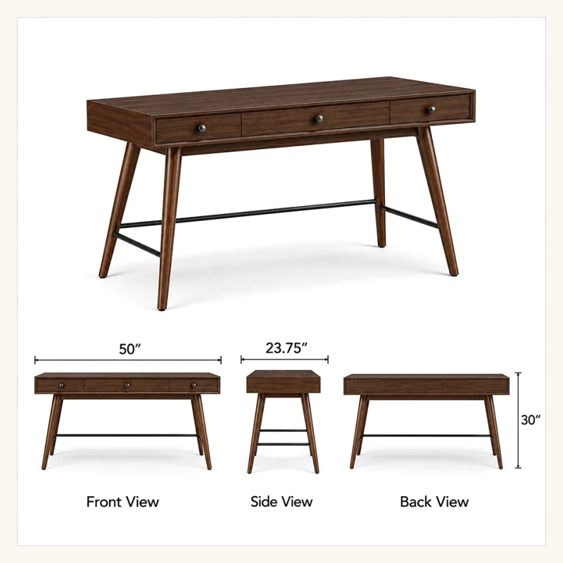 Script Trestle Writing Desk View 4